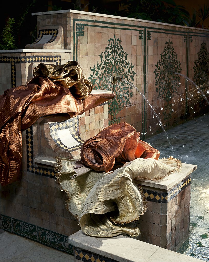 mise en scène de tissus