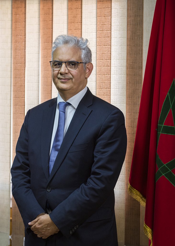Nizar Baraka, secrétaire général du parti politique  l’Istiqlal, Rabat MAROC